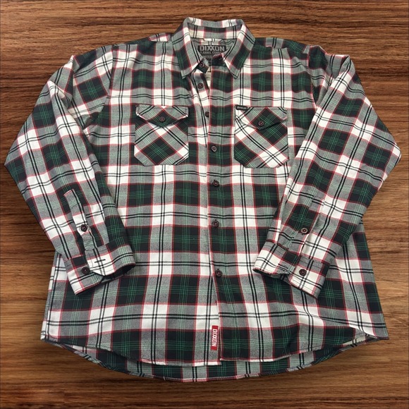 Dixxon Flannel Company Limited Edition Snap on Plaid Shirt Mens D Tech Size XL - Picture 1 of 9